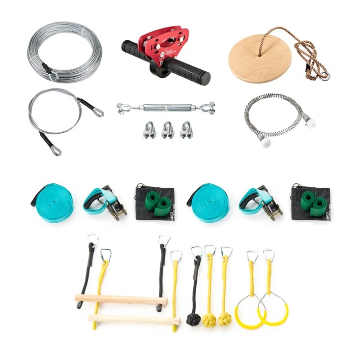 Pack - Tirolina Infinity 45m + Curso ninja 