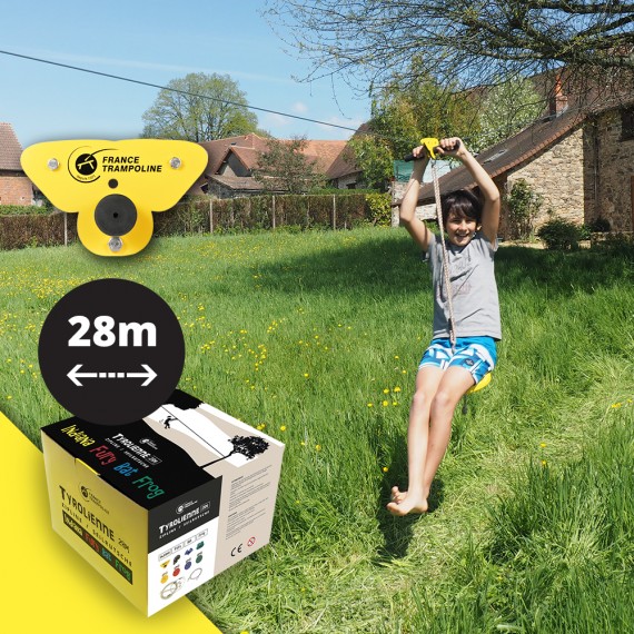 Pack Indiana - Tirolina Indiana 28m + Curso ninja