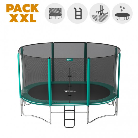 Cama elástica Ovalie 360 - Pack XXL