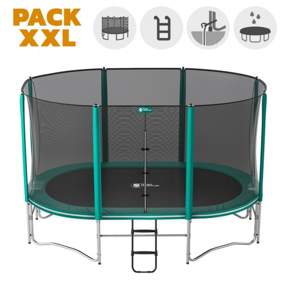 Cama elástica Ovalie 430 - Pack XXL