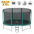 Cama elástica Ovalie 430 - Pack XXL