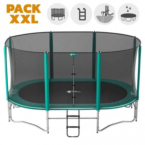 Cama elástica Ovalie 490 - Pack XXL