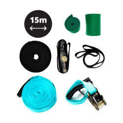 Slackline con kit de aprendizaje Slackline con kit de aprendizaje