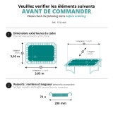 Alfombra de salto para cama elástica Apollo Sport SQUARE 300