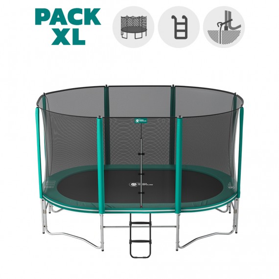 Cama elástica Ovalie 360 - Pack XL