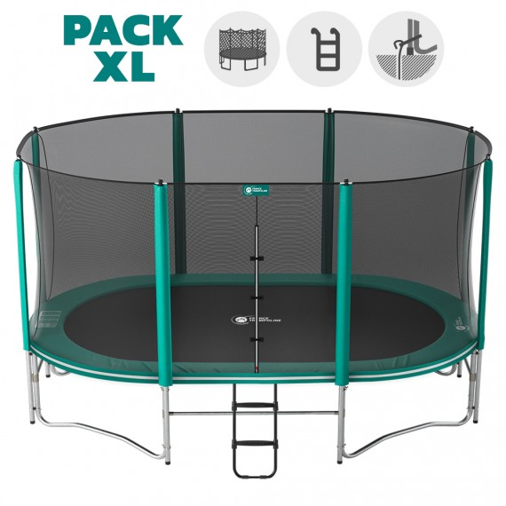 Cama elástica Ovalie 490 - Pack XL