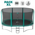 Cama elástica Ovalie 490 - Pack XL