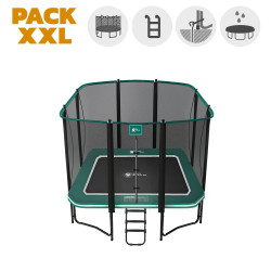 Cama elástica Apollo Square 300 - Pack XXL Cama elástica Apollo Square 300 - Pack XXL