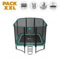 Cama elástica Apollo Square 300 - Pack XXL Cama elástica Apollo Square 300 - Pack XXL