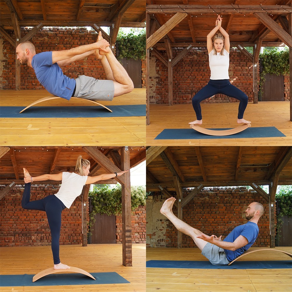 Tabla Equilibrio Fitness Relaxdays para Ejercicios de Equilibrio