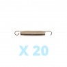 Lote de 20 muelles 180 mm 
