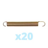 Juego de 20 muelles de 250 mm