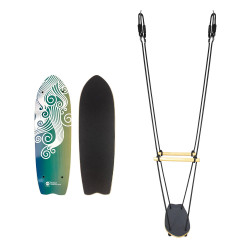 Columpio de patín para el curso de slackline ninja