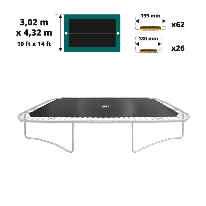 Telo da salto trampolino Apollo Sport 400  - 2019 - Air Jump