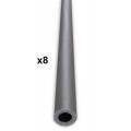 Lote de 8 espumas universales para cama elástica para postes de red Ø32mm Lote de 8 espumas universales para cama elástica para postes de red Ø32mm