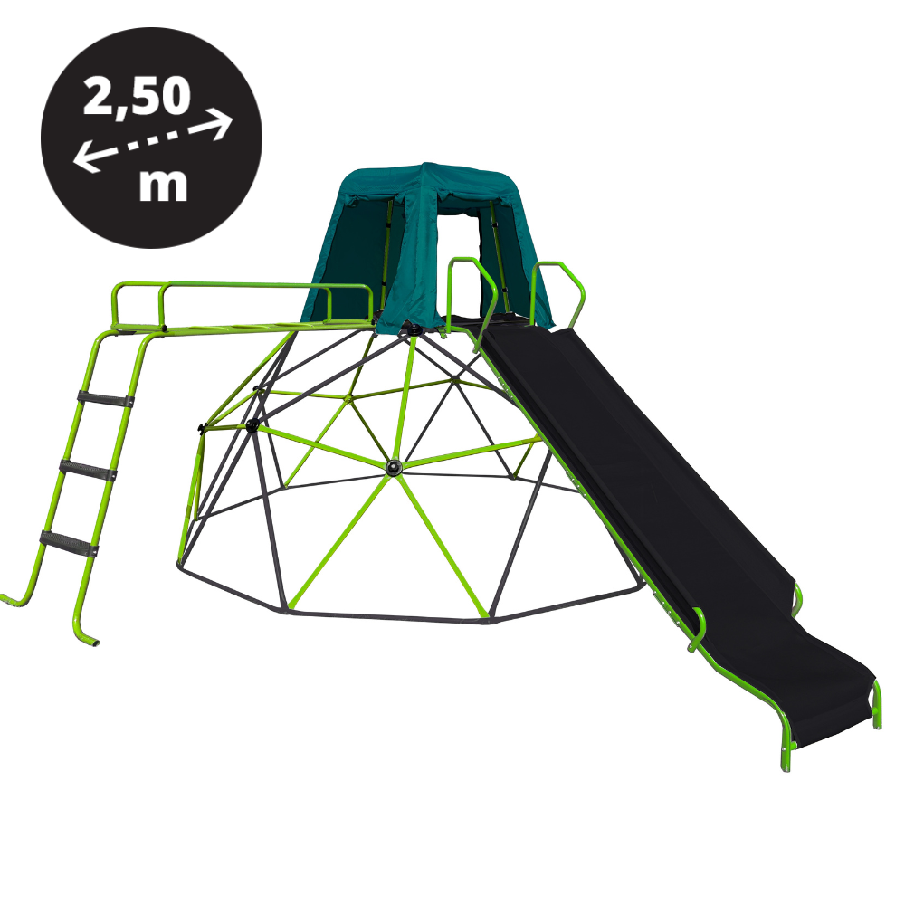 PArque infantil con cúpula de escalada de 2,50 m para niños