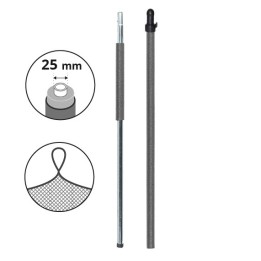 Poste completo Ø25 mm para cama elástica 250
