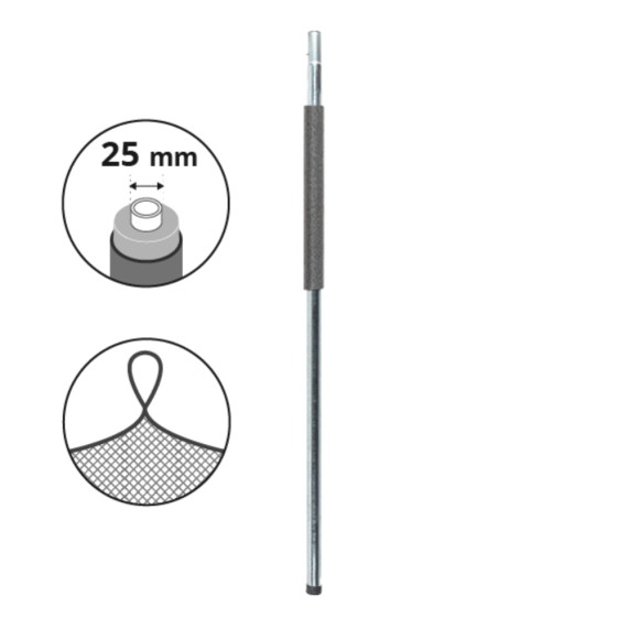 Montant inférieur Ø25mm pour filet 300