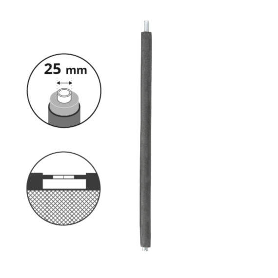 Poste inferior Ø25mm para red trampolín Start'Up 300