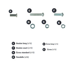 Visserie pour Dome 300