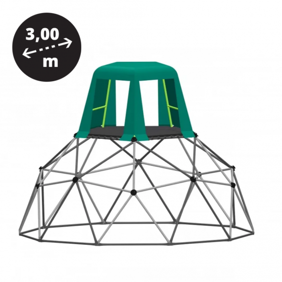 Cabaña para cúpula de escalada de 3 metros