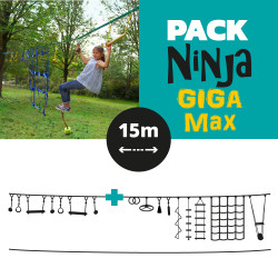 Desafío Ninja + Slackline Desafío Ninja + Slackline