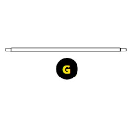 Arco de estructura (longitud) Ovalie 430
