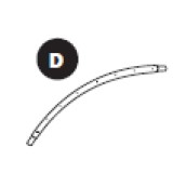 Arc de cercle armature Ovalie 430 - Pièce C