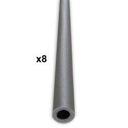 Tubo de espuma gris Ø25mm