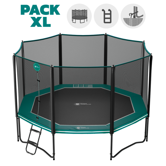 Cama elástica Octopulse 430 - Pack XL - Verde