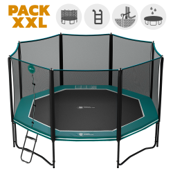 Cama elástica Octopulse 460 - Pack XXL - Verde