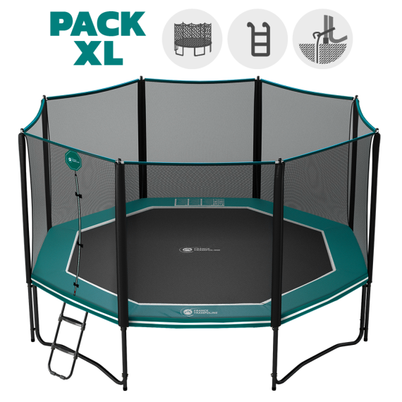 Cama elástica Octopulse 460 - Pack XL - Verde