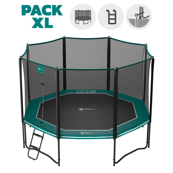 Cama elástica Octopulse 390 - Pack XL - Verde