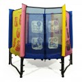Trampoline bébé avec filet multicolore Trampoline bébé avec filet multicolore