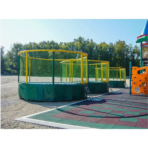 Cama elástica Gallus - Gris / Negro