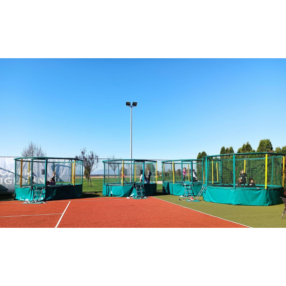 Cama elástica Gallus - Gris / Negro