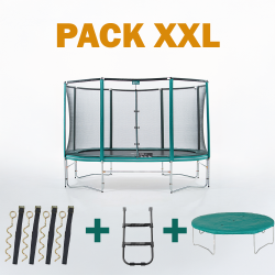 Cama elástica Ovalie 360 - Pack XXL