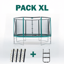 Cama elástica Ovalie 430 - Pack XL