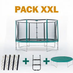 Cama elástica Ovalie 430 - Pack XXL