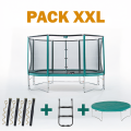 Cama elástica Ovalie 430 - Pack XXL