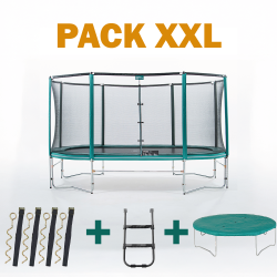 Cama elástica Ovalie 490 - Pack XXL