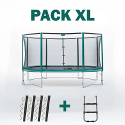Cama elástica Ovalie 490 - Pack XL