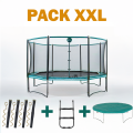 Cama elástica Octopulse 460 - Pack XXL - Verde