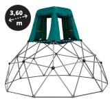 Cabaña para cúpula de escalada de 3.60 metros