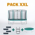 Cama elástica Ovalie 360 - Pack XXL