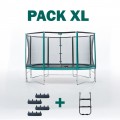 Cama elástica Ovalie 430 - Pack XL
