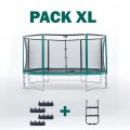 Cama elástica Ovalie 490 - Pack XL