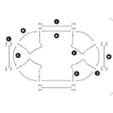 Arco de estructura Ovalie 360 - barra de refuerzo (longitud)
