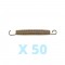 Lote de 50 muelles 210 mm gold