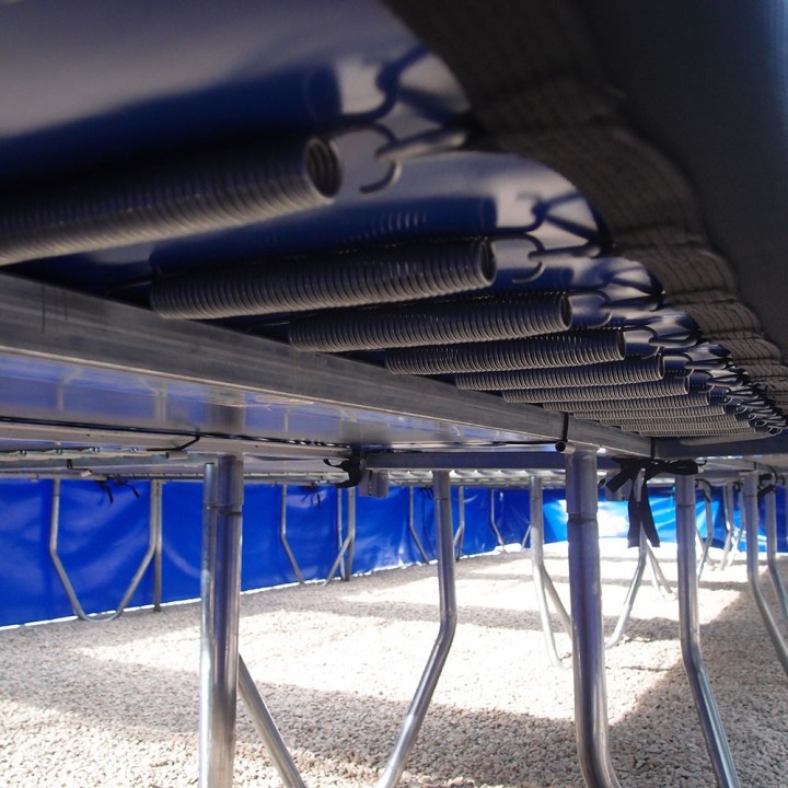 Batería de camas elásticas profesionales Aero 365